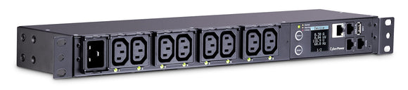 CyberPower PDU81006 Switched Metered-by-Outlet PDU, 200-240V/20A, 8 Outlets, 1U Rackmount