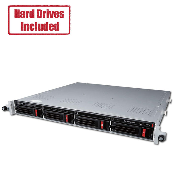 Buffalo Tech TS3410RN0402 Buffalo TeraStation 3410RN Desktop 4TB NAS Hard Drives Included (2 X 2TB, 4 Bay)