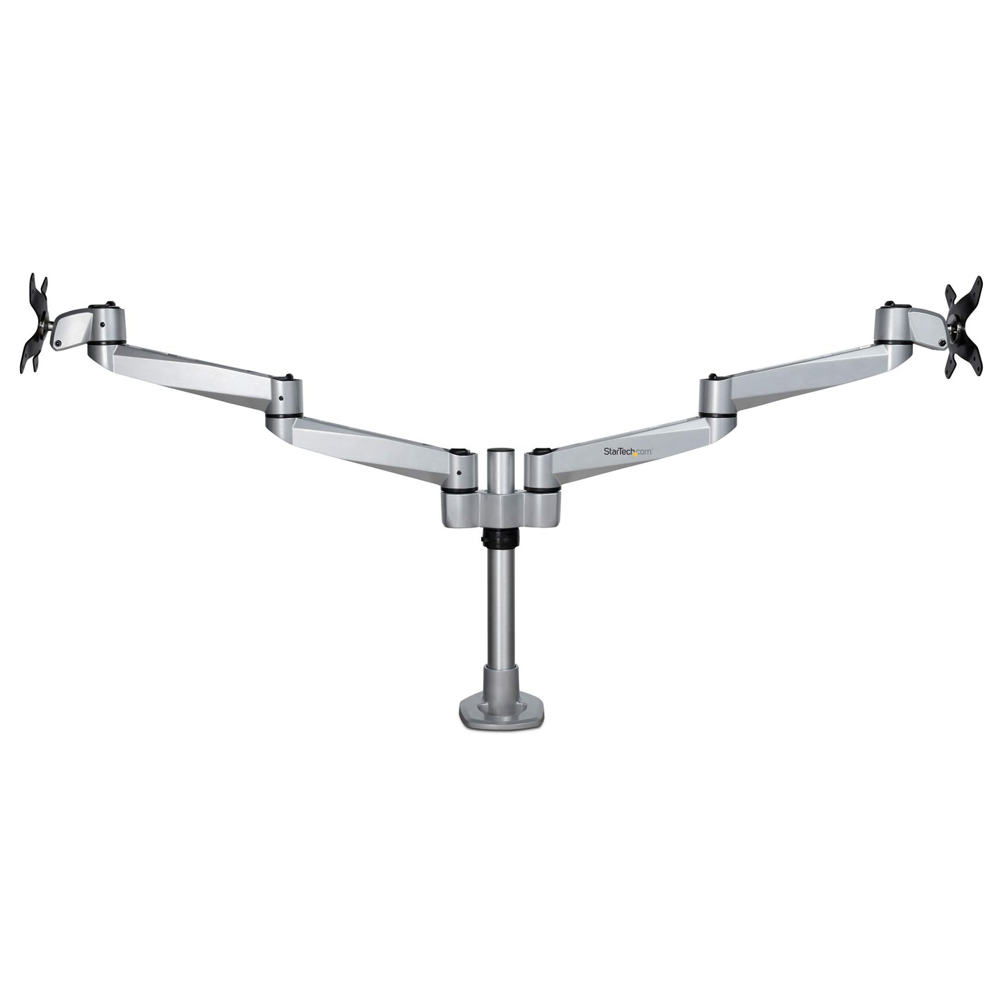 StarTech.com Desk Mount Dual Monitor Arm - Articulating - Premium Desk Clamp/Grommet Hole Mount for up to 27" VESA Monitors (ARMDUALPS)