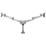 StarTech.com Desk Mount Dual Monitor Arm - Articulating - Premium Desk Clamp/Grommet Hole Mount for up to 27" VESA Monitors (ARMDUALPS)