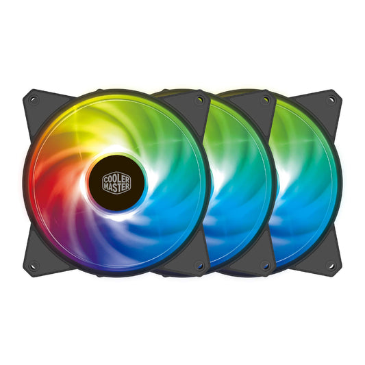 Cooler Master R4-120R-203C-R1 Master Fan MF120R- 120mm Air Balance Addressable ARGB 3in1 Case Fans Computer Cases CPU Coolers and Radiators