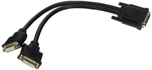 Dms-59 to Dual Dvi Splitter Y Cable (M to 2x Dvi-I F) 1-Ft.