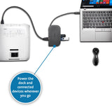 Kensington SD1600P USB-C Travel Dock 4K with Pass-Through USB-C Charging (K33968WW)