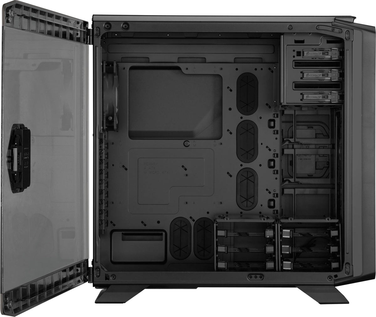 Corsair CC-9011073-WWCORSAIR Graphite 760T Full-Tower Case, Window, Hinged Side Panels - Black