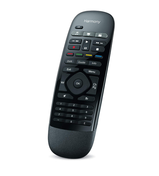 Refurbished Logitech Harmony Smart Control with Smartphone App and Simple All in One Remote - Black