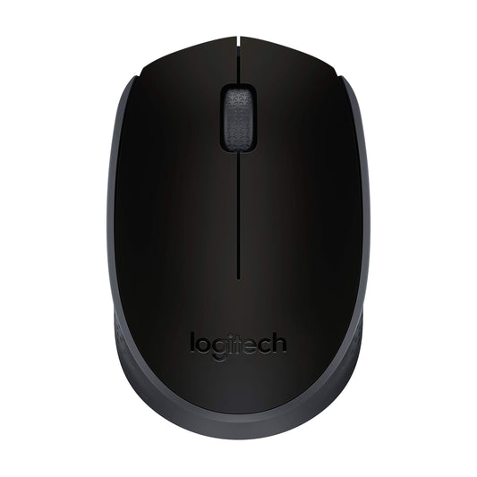 Logitech M170 2. 4GHz Wireless 3-Button Optical Scroll Mouse W/Nano USB Receiver (Black)