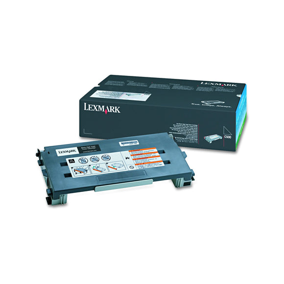 Lexmark Black High Yield Toner Cartridge -Black -Laser -5000 Page -1 Each
