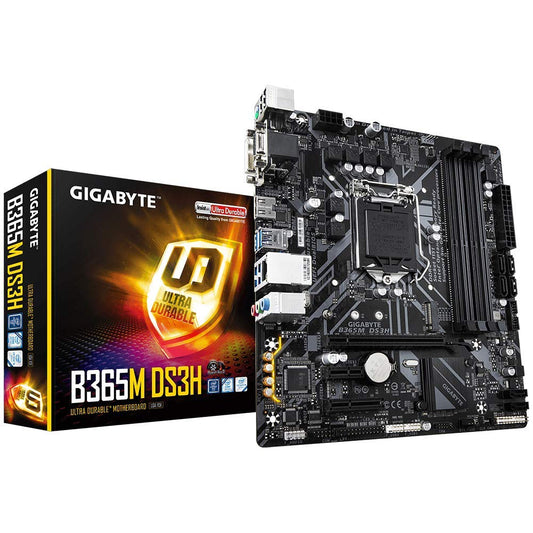 Gigabyte B365M DS3H (LGA1151/Intel/Micro ATX/USB 3.1 Gen 1 (USB3.0) Type A/DDR4/Motherboard)
