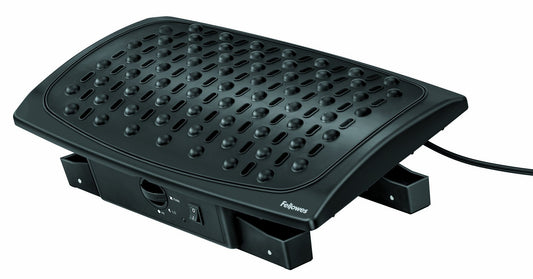 Fellowes 8040901 Climate Control Footrest, Black