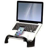 Fellowes Smart Suites Laptop Riser with USB Hub, Black