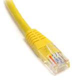 StarTech.com M45PATCH15YL Molded RJ45 UTP Cat 5e Patch Cable, 15-Feet (Yellow)