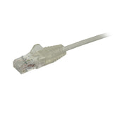 StarTech.com N6PAT6INGRS Cat6 Ethernet Cable, 6", Gray, Slim, Snag Less RJ45 Cable, Network Cable, Ethernet Cord