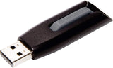 Verbatim Store and Go V3 64 GB USB 3.0 Flash Drive 49174 (Black/Gray)