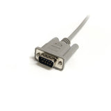 StarTech.com MXT1003 Straight Through Serial Cable-DB9 Male to Female Serial Extension Cable, 3-Feet (Gray)