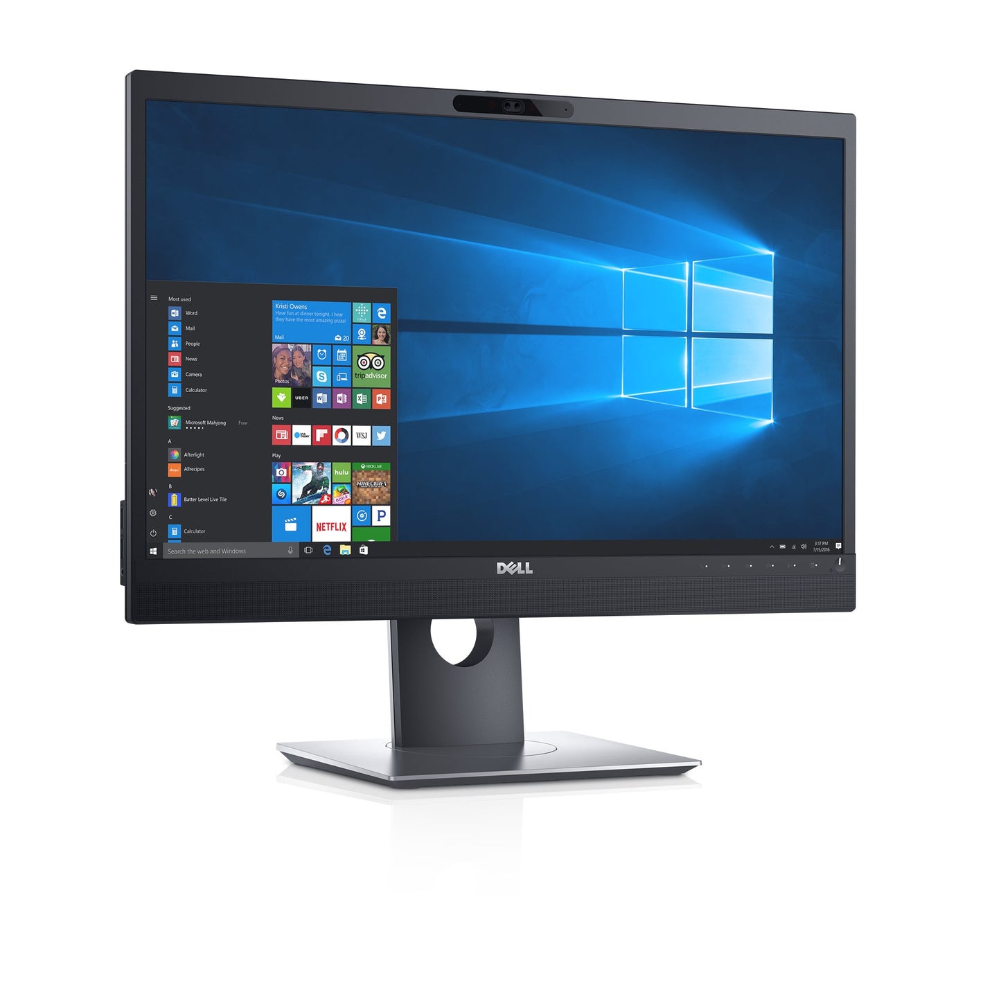Dell P2418HZm 24" Monitor for Video Conferencing - P Series