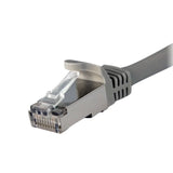 StarTech.com C6ASPAT3GR Shielded Molded 10 Gigabit RJ45 STP Cat6a Patch Cable (Gray)
