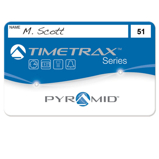 Pyramid TimeTrax41304 Swipe Cards (51-100) for TTEZ, TTEZEK, PSDLAUBKK, TTPRO, TTMOBILE, FASTTIME 8000 & 9000 Time Clock Systems, 50/Pk