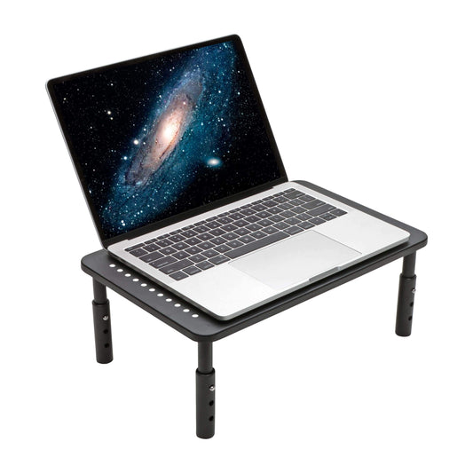 Y417U Tripp Lite Computer Monitor Stand, Adjustable Height, 14 X 9 in, Metal, Black (MR1411M)
