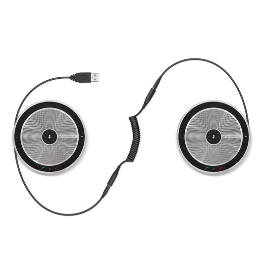 Samsung SP 220 MS (507211) - Sound-Enhanced, User-Friendly Mobile Speaker Phone | for Desk/Mobile Phone & Softphone/PC Connection | Skype for Business Certified w/Major UC Platform Compatibility