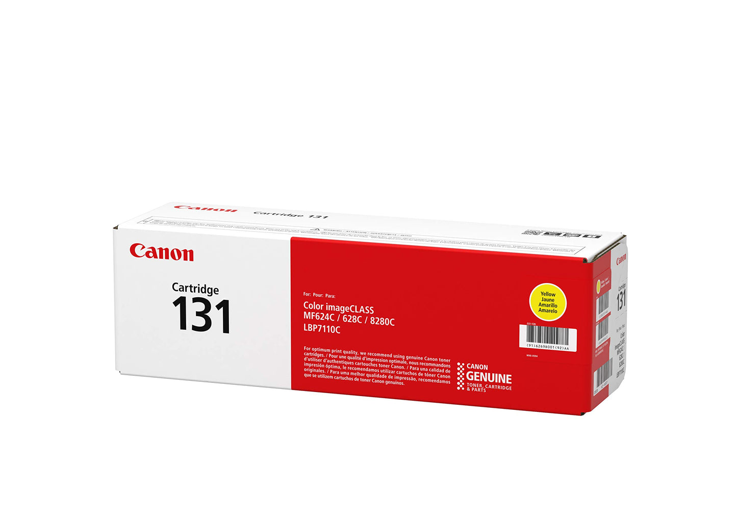 Genuine Canon Toner Cartridge 131, Yellow - 6269B001