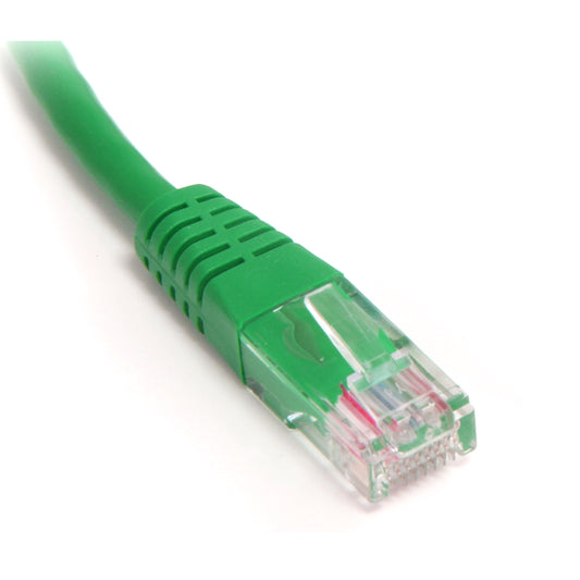 StarTech.com M45PATCH1GN Molded RJ45 UTP Cat 5e Patch Cable, 1-Feet (Green)