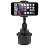 Macally Adjustable Automobile Cup Holder Phone Mount for iPhone Xs XS Max XR X 8 8+ 7 7 Plus 6s Plus 6s SE Samsung Galaxy S10 S10E S9 S9+ S8 S7 Edge S6 Note 5, Xperia, iPod, Smartphone, GPS (MCUPMP)