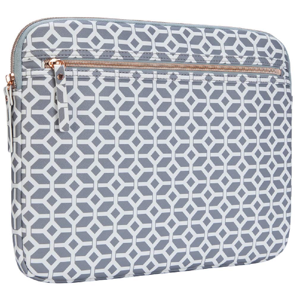 Targus Arts Edition 14-Inch Laptop Sleeve - Geometric, Gray/White (TSS99804GL)