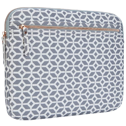 Targus Arts Edition 14-Inch Laptop Sleeve - Geometric, Gray/White (TSS99804GL)