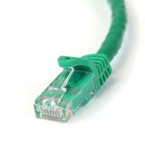 Patch Cable - RJ-45 - Male - RJ-45 - Male - Unshielded Twisted Pair (UTP) - 12 feet - Green Make Gigabit Ethernet connections with PoE support