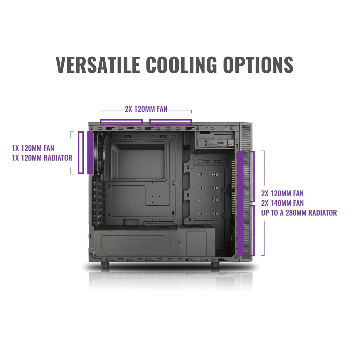 Cooler Master MasterBox MCB-E500L-KN5N-S01 Computer Case
