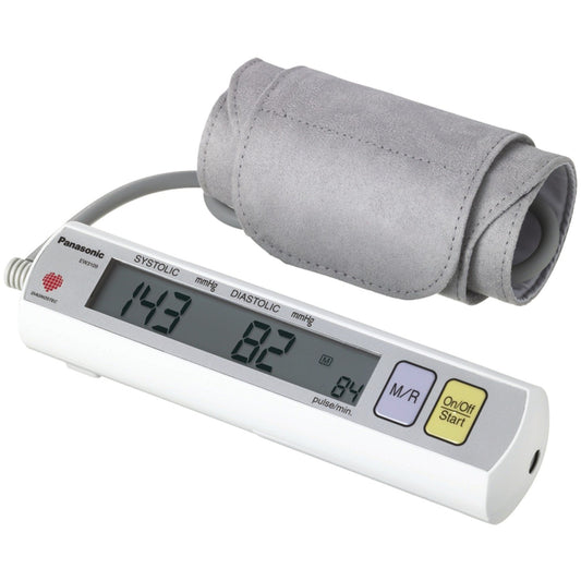 Panasonic EW3109W Portable Upper Arm Blood Pressure Monitor White/Grey