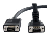 StarTech.com 15-Feet Coax High Resolution 90-Degree Down Angled VGA Monitor Cable, HD15 M/M MXT101MMHD15