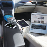 TRIPP LITE 375W Compact Portable Car Power Inverter 2 Outlet 12V DC to 120V AC with 2-Port USB Charging Ports