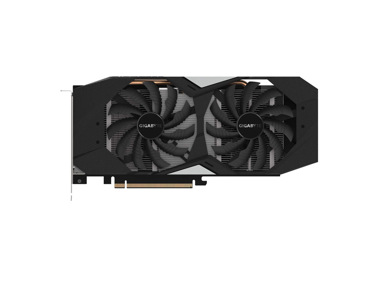 GIGABYTE GeForce GTX 1660 Ti Windforce OC 6G 192-bit GDDR6 DisplayPort 1.4 HDMI 2.0B with Windforce 2X Cooling System Graphic Cards- Gv-N166TWF2OC-6GD