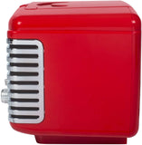 Crosley Corsair Tabletop Am/FM Bluetooth Radio with CD Player and Dual Alarm Clock, Red