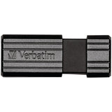 Verbatim PinStripe 128GB USB 2.0 Flash Drive, Black 49071