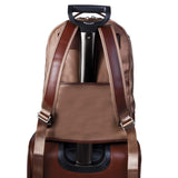 McKlein 18554 USA Parker 15" Nylon Dual Compartment Laptop Backpack Khaki