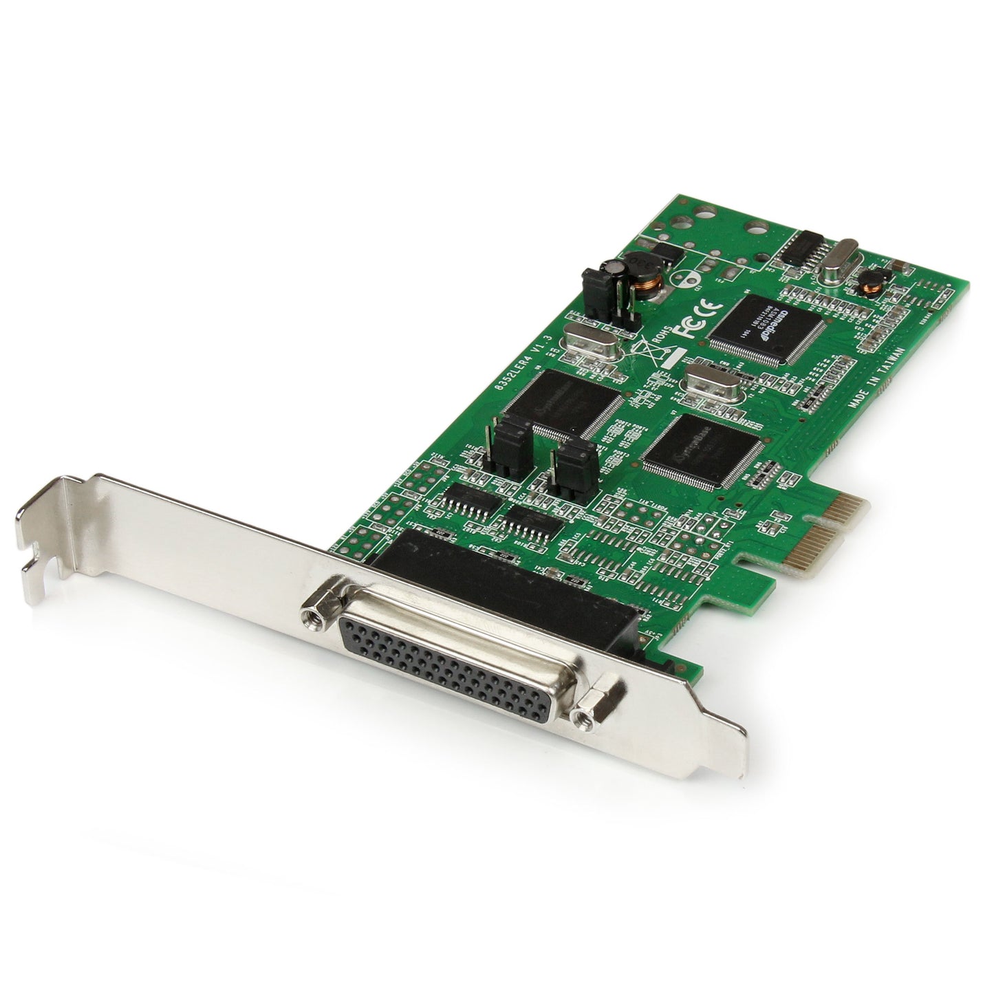 StarTech.com 4 Port PCI Express Dual Profile PCIe Serial Card Adapter with Breakout Cable - 2 x RS232 2 x RS422/RS485 (PEX4S232485)