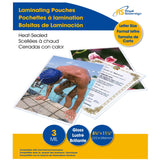 ROYAL SOVEREIGN RF03LETR0100 Royal Sovereign, 3 Mil, Letter Size 11.25 x 8.75 x Inches, Thermal Laminating Pouches, Clear Gloss, 100 Pouches