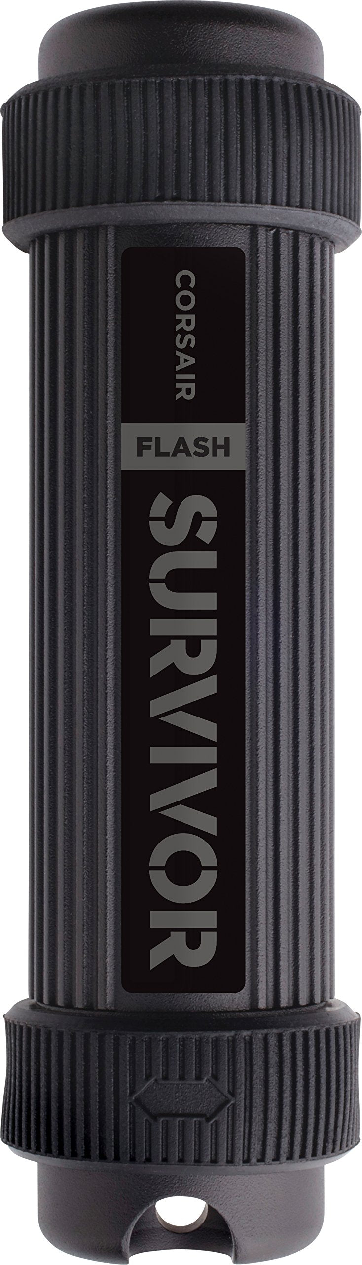 Corsair Flash Survivor Stealth 128GB USB 3.0 Flash Drive (CMFSS3B-128GB), Black