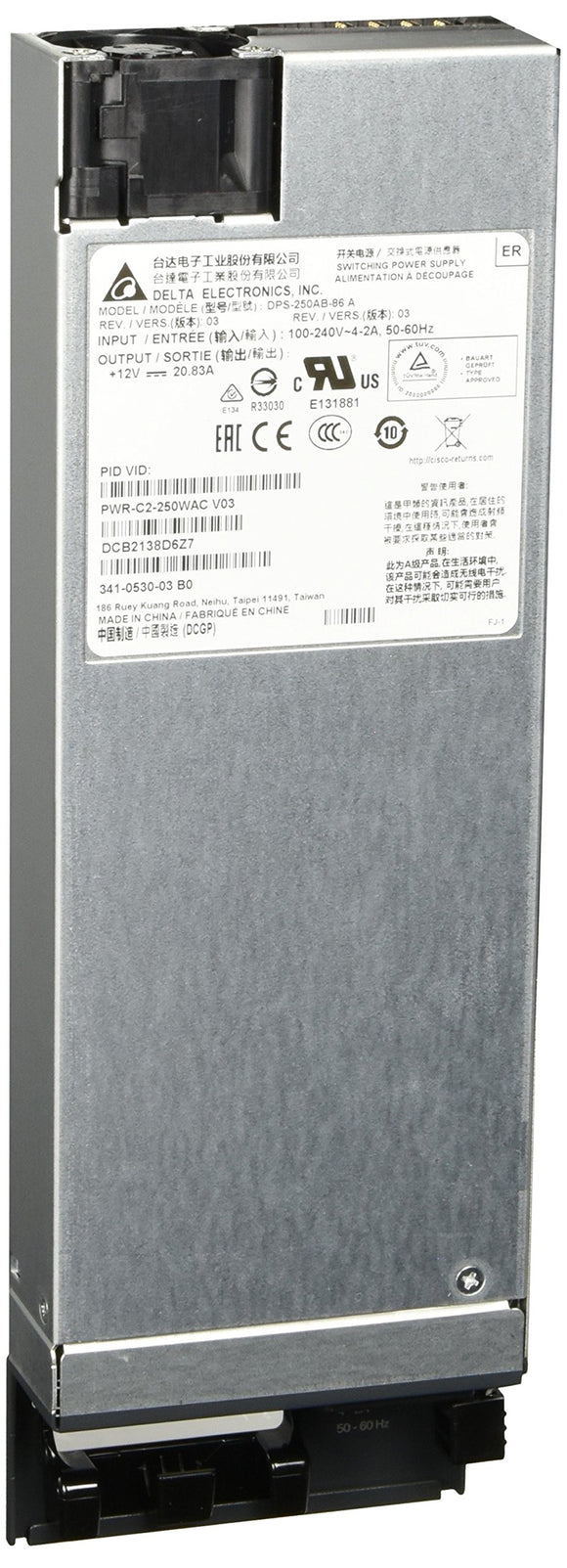 Cisco PWR-C2-250WAC= Config 2 P/S Spare Power Supply