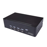 StarTech.com SV431DPDDUA2 DisplayPort KVM, 4 Port, 4K 60Hz, Dual Monitor KVM, DisplayPort Switch, Desktop KVM Switch