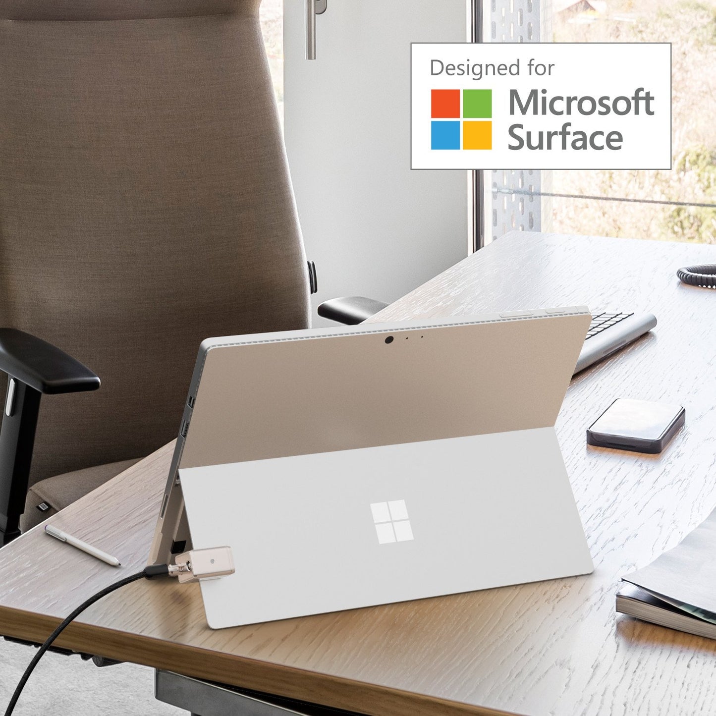 Kensington Microsoft Surface Pro and Surface Go Keyed Cable Lock (K62044WW)