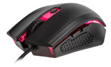 Thermaltake Tt eSPORTS Talon X Ambidextrous Optical RGB Gaming Mouse & Dasher Mouse Pad Combo MO-CPC-WDOOBK-01