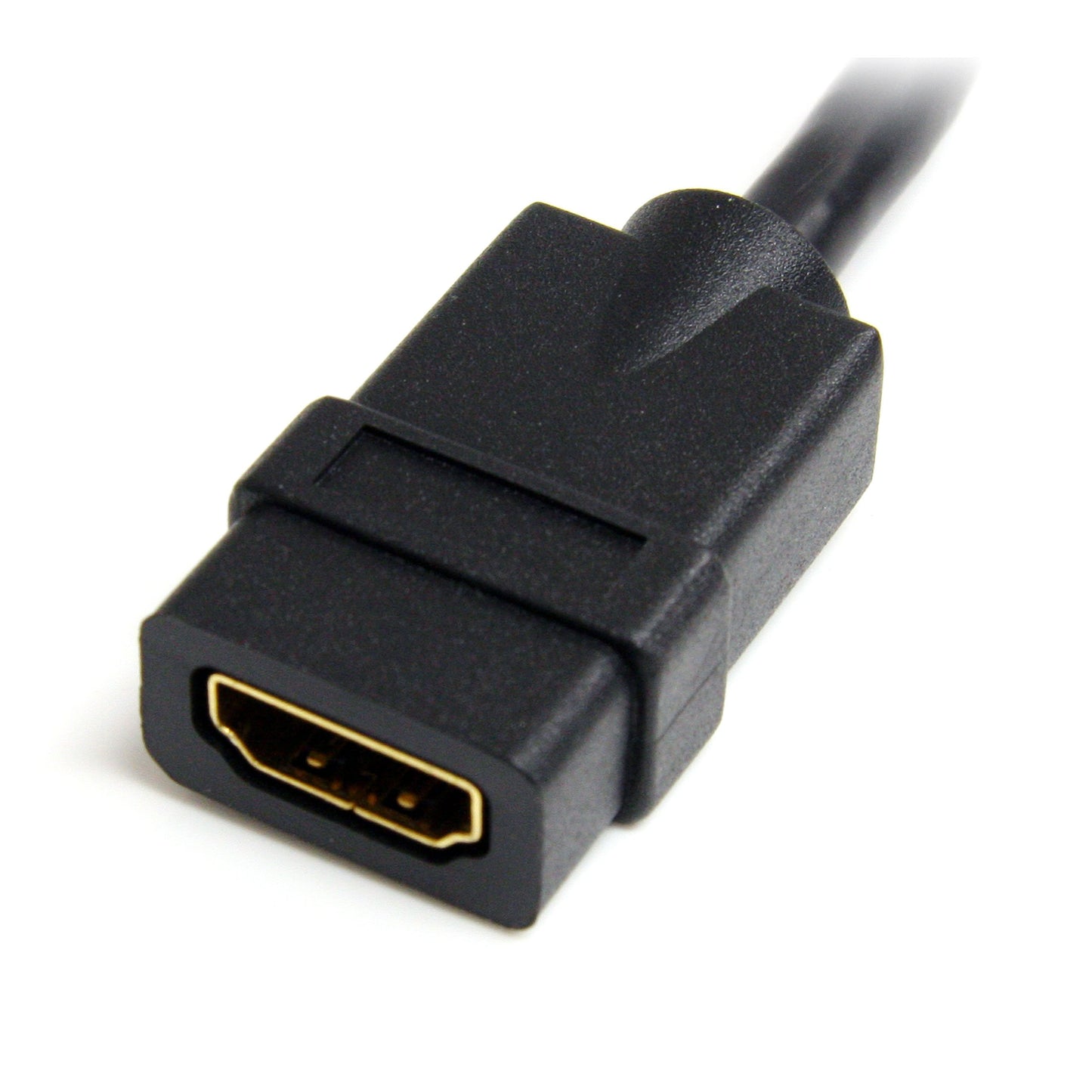 StarTech.com HDMIEXTAA6IN 6-Inch HDMI-Port Saver Digital Video Cable M/F