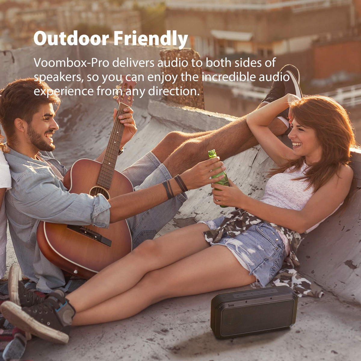 Divoom VoomBox Pro Bluetooth Speaker - (Black)
