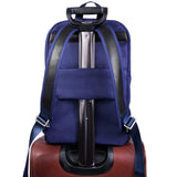 McKlein 18597 USA Brooklyn Nylon Contour Backpack Navy