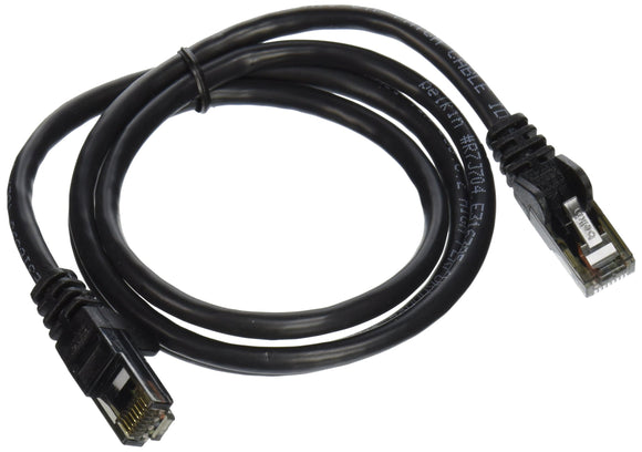 Belkin Snagless CAT6 Patch Cable * RJ45M/RJ45M; 3  Black ( A3L980b03-BLK-S )