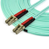 STARTECH 450FBLCLC15 Startech 15 m OM4 LC to LC Multimode Duplex Fiber Optic Patch Cable,