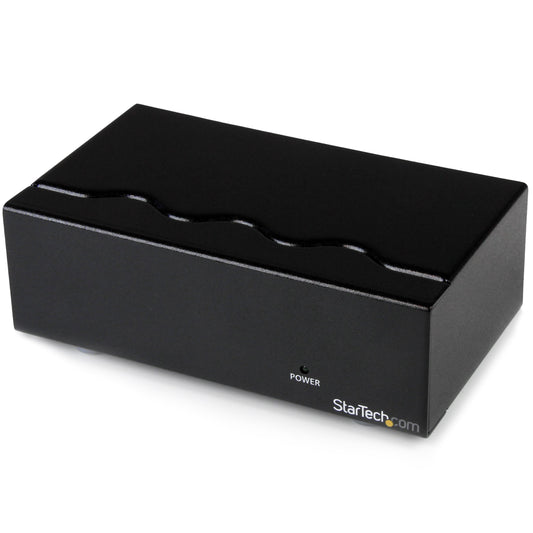 StarTech.com 2 Port High Resolution VGA Video Splitter with Audio - 400 MHz (ST122PROA)